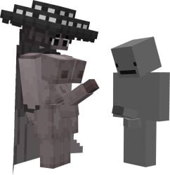 1futa 3d black_eyes black_hair blockbench doodle_world figura futanari green_skin grey_body hat humanized long_hair minecraft mourveil mushroom mushroom_girl mushroom_humanoid notaorange13_(artist) nude penis roblox roblox_game sad self_upload 1boy dickgirl dick anonymous_male big_penis normal_penis comparing_penis