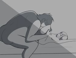 angel_martinez armpit ass clinical_trial clinical_trial_(game) lee_smith monochrome nonbinary supagross top_surgery_scars