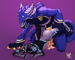 agzil_mellah anthro ass big_butt big_penis bodily_fluids cum cum_drip cum_in_vagina cum_inside dripping ejaculation female female_anthro female_penetrated from_behind_position front_view fucked_silly fur genital_fluids genitals glowing glowing_cum glowing_eyes glowing_genitalia glowing_markings glowing_penis harry_the_synth heart_eyes heart_symbol hi_res holding_partner knot knotted_penis leg_grab looking_pleasured machine male male/female male_anthro male_on_anthro male_penetrating male_penetrating_female markings penetration penis robot scalie sex size_difference stomach_bulge synth_(vader-san) unusual_bodily_fluids unusual_cum unusual_genital_fluids vaginal_penetration wickerbeast