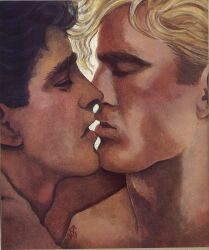 2boys archived_source gay male male_only original ras_(r.a._schultz) tagme traditional_media yaoi
