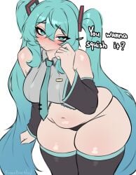 1girls chubby chubby_female chubby_thighs clothed fat fat_female fat_fetish fat_thighs female female_focus female_only frostbitenerd hatsune_miku miku_hatsune tagme talking_to_viewer thick thick_legs thick_thighs traced traced_art twitter