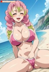 1girls ai_generated aindroidparanoid ass big_ass big_breasts big_butt bikini breasts busty curvy cute demon_slayer fat_ass female female_only fingering hair hi_res hips huge_ass huge_breasts human kanroji_mitsuri kimetsu_no_yaiba large_ass large_breasts legs masturbation mitsuri_kanroji narrow_waist slim_waist tagme thick_ass thick_thighs voluptuous waist wide_hips