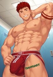 ai_generated bara g_n7sakaiaaasxh gay male male_focus male_only muscular muscular_male yaoi