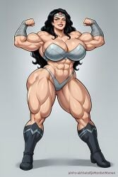 1girls abs ai ai_generated amazon amazonian big_breasts black_hair blue_eyes boots cleavage confident confident_female curvy curvy_body curvy_female curvy_figure dc dc_comics diana_of_themyscira diana_prince dominant dominant_female dommy_mommy extreme_muscles female female_only flexing flexing_arms flexing_bicep full_body grey_boots grey_bra heel_boots huge_biceps huge_breasts huge_muscles huge_thighs hyper_muscles large_breasts large_thighs lipstick long_hair looking_at_viewer massive_muscles massive_thighs mostly_nude mostly_nude_female muscle muscle_mommy muscles muscular muscular_arms muscular_biceps muscular_female muscular_legs muscular_shoulders muscular_thighs posing powerful powerful_female red_lipstick ripped_abs ripped_muscles silver_bra six_pack skimpy skimpy_armor skimpy_clothes skimpy_outfit smile smiling smiling_at_viewer solo solo_female superheroine tall tall_female thick_thighs thunder_thighs toned_abs very_muscular wavy_hair wide_hips wonder_woman