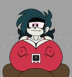 animated anne_(atsuover) atsuover beat_banger big_breasts black_male edit female youtuber youtuber_girl