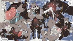 16:9 2026 anal anal_fisting anal_fluids anal_orgasm anal_sex anthro anthro_on_anthro anthro_penetrated anthro_penetrating anthro_penetrating_anthro anus apollo_(pupterrain) ass backsack ball_size_difference balls bara big_balls big_dom_small_sub big_penis black_body black_fur bodily_fluids canid canine canis cassian_(pupterrain) chokehold cum cum_expulsion cum_fart cum_from_ass cum_in_ass cum_inside cum_on_butt cum_pool dialogue digital_drawing_(artwork) digital_media_(artwork) domestic_cat dominant duo ejaculation english_text erection excessive_cum face_lick feet felid feline felis fisting foreskin fur furry gaping gaping_anus gay genital_fluids genitals glowing glowing_eyes gold_(metal) gold_jewelry grey_body grey_fur hand_on_belly hands-free headlock heart_symbol hi_res holding_head humanoid_genitalia humanoid_penis inflation jewelry kbiscuitcat kiss_on_lips large_balls large_insertion large_penis larger_male licking looking_pleasured love lying male male/male male_penetrated male_penetrating male_penetrating_male mammal multicolored_body muscular muscular_male navel nude on_side open_mouth orgasm pawpads penetration penile penile_penetration penis penis_size_difference puffy_anus purple_eyes saliva saliva_on_penis sex simple_background size_difference sound_effects speech_bubble spread_toes standing standing_sex stomach_bulge struggling_to_fit tail teeth text thick_penis toes tongue tongue_out vein widescreen wolf