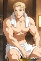 ai_generated bara g-lvitfbkaaulpf gay male male_focus male_only muscular muscular_male yaoi