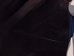 00s 1girls 2002 animated anime_screenshot basement bible_black bible_black_gaiden breasts cloak female kozono_nami large_breasts lipstick makeup nipples purple_hair ritual robe tagme yellow_eyes