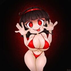 1girls ai ai-created ai_assisted ai_generated big_ass big_breasts bikini breasts flipline_studios grok grok_(x) halloween papa_louie penny_(papa_louie) thick_thighs