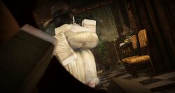 1futa 3d alcina_dimitrescu big_breasts big_penis breasts cleavage dress futanari penis penis_out_of_dress pov resident_evil resident_evil_8:_village roblox roblox_studio robloxian size_difference tagme yukari_hanarr34