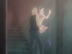 00s 1boy 1girls 2008 against_wall alley animated anime_screenshot aqua_hair ass bible_black bible_black:_restored blade_to_throat bouncing_breasts breasts censored chocker dark_alleyway delinquent doggy_style earrings female female_pubic_hair from_behind grey_hair groping high_heels jewelry knife large_breasts leg_lift lipstick makeup missionary mohawk mole mole_under_eye mosaic_censoring nipples pubic_hair purple_vest rape sex sex_from_behind short_hair smoke smoking sound stairs sunglasses tagme tears thighhighs vaginal_penetration vest video wristband