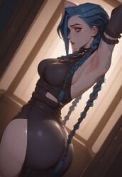 ai ai_generated armpits hypet jinx_(league_of_legends) tagme