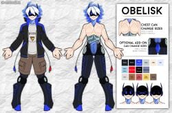 ambiguous_gender android android_boy android_girl antenae blue_eyes blue_hair doll_joints hologram_hair lcd oc original_character reference_sheet rgb_hair rgb_lighting rgb_lights robot robot_boy robot_girl robot_humanoid robot_joints robot_penis robotic screen_face suspiciousmilk white_hair