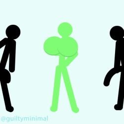 1girls 2boys anal big_breasts bouncing_breasts double_penetration erection guiltyminimal stickman tagme upright_straddle vaginal_penetration video