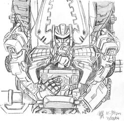 megatron monochrome optimus_prime tagme transformers transformers_armada