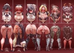 anus big_ass cum_dump cz2128_delta entoma_vasilissa_zeta lupusregina_beta meat_toilet narberal_gamma overlord_(maruyama) public_humiliation public_use pussy solution_epsilon tagme wanaata yuri_alpha