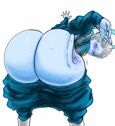 1boy angel_(dragon_ball) angel_halo ass baggy_clothing blue_skin blush bruised bubble_ass bubble_butt closed_eyes daishinkan digital_media_(artwork) dragon_ball dragon_ball_super femboy grand_priest halo hi_res highres kojoarts legs_tied male male_only naughtypaw_(artist) presenting_ass presenting_butt presenting_hindquarters smacking_ass smacking_own_ass solo spank_marks spanked_ass spanked_booty spanked_butt spanked_mark spanking spanking_own_ass sweat thick_ass trembling_legs ttherandom tthrandom tthrandom_rp white_background white_hair