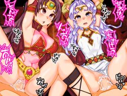 2boys 2girls alternate_costume armpits arms_up bare_legs blue_eyes bondage bound_wrists breasts broken_rape_victim brown_eyes brown_hair censored cum cum_in_pussy cum_inside empty_eyes female female_focus femsub fire_emblem fire_emblem:_mystery_of_the_emblem fire_emblem:_shadow_dragon_and_the_blade_of_light fire_emblem:_thracia_776 fire_emblem_heroes group_sex legs leotard linde_(fire_emblem) linde_(khadein)_(fire_emblem) long_hair looking_at_viewer male maledom medium_breasts mimizunooka multiple_boys multiple_girls multiple_rape multiple_rapists nintendo official_alternate_costume open_mouth panties panties_aside ponytail purple_hair pussy rape sara_(fire_emblem) sara_(khadein)_(fire_emblem) sex small_breasts sound_effects spread_legs sweat torn_clothes underwear vaginal_penetration white_panties