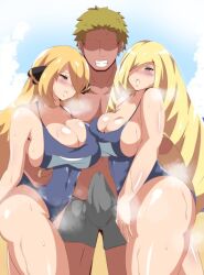 cynthia (pokemon) from nintendo by cielr18