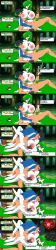 1boy 1girls ash_ketchum black_hair breast_sucking breastfeeding breasts brown_eyes comic cum cum_in_pussy cum_inside cumshot female fingerless_gloves gardevoir gloves green_hair handjob huge_breasts human_on_pokemon impregnation interspecies interspecies_impregnation lactation leg_lock leglock male male_human/female_pokemon mega_gardevoir missionary_position nursing_handjob ovum penetration penis pinching_nipples pink_eyes pokemon pokemon_(species) pokemon_species pokephilia satoshi_(pokemon) sex smile sperm_cell spread_legs sucking_nipples vaginal_penetration x-ray xml_xrossover(artist)