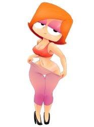 big_breasts debbie_turnbull debs_turnbull female_only robotboy tanline thick thick_hips