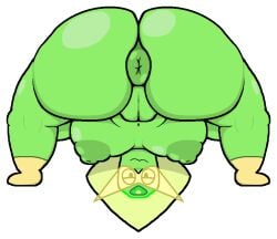 1girls alpha_channel alternate_version_available areola areolae ass ass_up big_ass breasts female female_focus female_only gem_(species) green_skin huge_ass huge_breasts looking_at_viewer looking_back peridot_(steven_universe) presenting presenting_anus presenting_ass presenting_hindquarters presenting_pussy pussy rando_guy rear_view self_upload shiny_skin shoes shoes_only smile smiling solo solo_female squatting steven_universe transparent_background wide_hips yellow_hair