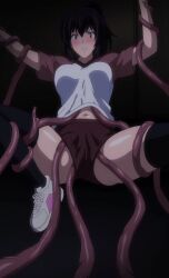 etsuraku_no_tane etsuraku_no_tane_the_animation female screencap screenshot shinjou_rui stitched tentacle tentacles