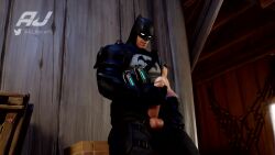 aj_racer95 animated balls batman batman_(series) dc fortnite male male_only masked masturbation muscular muscular_arms muscular_male no_sound penis solo solo_male tagme video