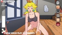 1boy 1girls anal anal_insertion anal_sex animated anime_style artist_name big_ass big_breasts big_butt big_nipples big_penis blonde_hair blue_eyes blush blush_lines bottomless bouncing_ass bouncing_breasts bound_arms bound_legs bound_wrists bra cartoony cowgirl_position crown cum cum_drip cum_in_ass cum_in_pussy cum_inside dripping dripping_cum dripping_pussy dripping_semen female female_focus female_on_top female_penetrated fluid fluids front_pussy front_view hands_on_hips hands_on_legs indoors juice juices lying lying_down lying_on_back male mario_(series) moving mp4 no_sound on_desk on_hands_and_knees on_top ponytail princess princess_peach reverse_cowgirl_position riding riding_penis see-through see-through_bra see-through_clothing see_through sexual_intercourse shiny shiny_skin small_breasts small_waist tagme thick thick_ass thick_lips thick_thighs unseen_male_face vagina vaginal_insertion vaginal_juices vaginal_penetration video western_art wet wet_pussy woman_in_suit woman_on_top