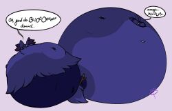 big_breasts blueberry_inflation braixen breasts inflation lucario male male_only pokemon pokemon_(species) sumisune sunken_head sunken_limbs