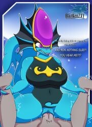 2023 amazon_position angry anthro aquatic_dragon blazkenzxy blue_body blush dialogue digital_drawing_(artwork) digital_media_(artwork) dominant_female dragon duo ear_fins female freedom_planet freedom_planet_2 galaxytrail genitals holding_both_legs male male/female marine merga muscular_female partially_clothed purple_eyes reptile scalie sex sharp_teeth signature simple_background tail_fin thick_thighs vaginal_penetration vaginal_penetration veiny_penis