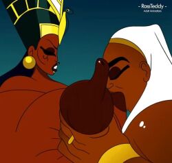 1boy 1boy1girl 1girls 2d 2d_(artwork) ancient_egypt ancient_egyptian animated breast_grab breast_squeeze breast_sucking breastfeeding breasts brown-skinned_female brown-skinned_male brown_skin closed_eyes dark-skinned_female earring egypt egyptian egyptian_female egyptian_headdress egyptian_mythology enormous_breasts erect_nipples eyeshadow female groping hyper hyper_breasts middle_eastern middle_eastern_clothing middle_eastern_female middle_eastern_male middle_eastern_mythology newdity nipples no_sound nude nude_female pharaoh queen queen_titahatenamun_ebonee rossteddy rossteddyanimations sex tagme tale_of_ebonee tan-skinned_female tan_skin video