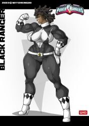 1girls abs athletic athletic_female big_ass big_breasts bimbo black_ranger breasts brown-skinned_female brown_body brown_skin busty dark-skinned_female dark_skin digital_media_(artwork) female female_only fit fit_female hero heroine hips hourglass_figure human large_ass large_breasts legs mighty_horny_power_rangers mighty_morphin_power_rangers muscular muscular_female original_character power_ranger power_rangers solo superhero superheroine thick thick_legs thick_thighs toned toned_female upper_body voluptuous wide_hips witchking00