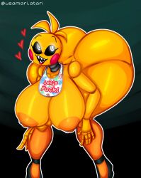 animatronic big_ass big_breasts big_butt big_thighs five_nights_at_freddy's five_nights_at_freddy's_2 fnaf hanging_breasts high_heels huge_ass huge_breasts pierced_nipples robot robot_girl robot_humanoid sharp_teeth solo thick_ass thick_thighs toy_chica_(fnaf) toy_chica_(love_taste) usamari_atari