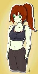 cute fanfiction green_eyes oc pokemon pokemon_trainer red_hair smile