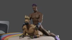 2boys 3d anal anal_sex drift_(fortnite) fade_(fortnite) fortnite from_behind gay gay_sex interracial interracial_sex kohlex male/male male_only male_penetrated male_penetrating male_penetrating_male muscular muscular_male