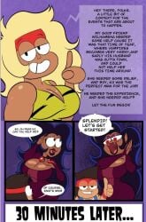 1boy 2girls ameizing_lewds big_balls big_breasts big_penis blowjob breasts carol_kincaid cartoon_network comic dark_skin female huge_cock impregnation inflation interracial k.o. k.o._(ok_k.o.!_let's_be_heroes) kaio_kincaid larger_female male night_of_the_milf_pire ok_k.o.!_let's_be_heroes penis size_difference smaller_male sole_female sole_male vampire wilhamena