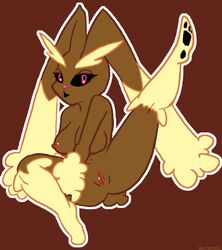 color doncorneo female female_only fur furry lopunny nintendo pokemon pokemon_(species) solo