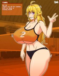 yang xiao long from rwby by normi