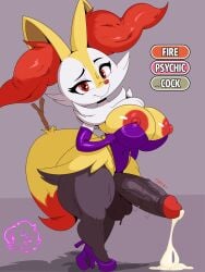 1futa anthro areolae balls braixen bunnysuit bursting_breasts cum cum_drip cum_puddle erection futa_only futanari gloves high_heels huge_breasts huge_cock huge_hips nipple_slip nipples penis pokémon_(species) pokemon pokemon_(species) pulling_clothing red_eyes shortstack solo standing sugary_skye thick_thighs throbbing throbbing_penis wide_hips