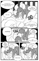 anthro big_breasts big_ears big_sister blush bodily_fluids breasts brother_and_sister censored comic crying duo embrace english_text erection female fur genitals hair hi_res hug incest korean_text little_brother male male/female mammal monochrome nipples nude older_sister penile penis rodent sciurid sex size_difference smaller_male smile tears text tod_d tree_squirrel young younger_brother