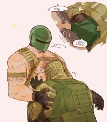 2boys big_pecs body_worship gay kapkan_(rainbow_six) no_idea_whats_going_on pecs rainbow_six rainbow_six_siege small_dduck tachanka_(rainbow_six)