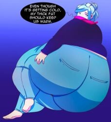 1boy ass bbm chubby cookies-cat fat femboy grusha_(pokemon) grusha_(pokemon)_(cosplay) huge_ass massive_ass nintendo pokemon pokemon_sv thick_thighs