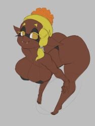 1girls 2d alternate_version_available big_ass big_breasts dark-skinned_female enormous_ass enormous_breasts frye_(splatoon) huge_ass huge_breasts looking_at_viewer massive_ass massive_breasts micro_bikini short_hair splatoon splatoon_3 tagme the_heking tight_clothing wide_hips yellow_hair