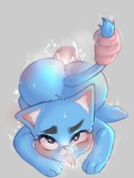 ahe_gao anal anal_sex big_ass big_butt big_penis black_eyes blue_fur cartoon_network cat_ears cat_tail catgirl cum cum_in_ass cum_in_pussy cum_inside danai_box doggy_style duo duo_focus fanart feline female female_focus female_penetrated furry furry_ass furry_ears furry_tail nicole_watterson penetration richard_watterson sex sweat sweatdrop the_amazing_world_of_gumball