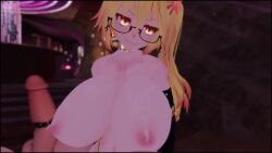 2girls 3d akita_neru anger_vein angry_face animal_ears animated areolae big_breasts big_penis boobjob collar cowgirl_position elbow_gloves fanloid female glasses gold_eyes handjob light-skinned_female light_skin mp4 multiple_girls music necktie nipples orange_hair paizuri penetration ponytail pov pubic_tattoo sex short_hair sound storyj21674sex tagme vaginal_penetration video vrchat wolf_girl