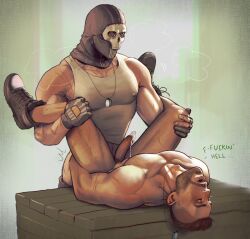 ghost (modern warfare 2) from call of duty by milk guts