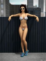 1girls bikini female sunglasses sydgrl3d tinted_eyewear