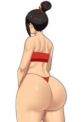 1girls ass ass_bigger_than_head avatar_the_last_airbender azula back_view bandeau bandeau_bikini big_ass big_butt bikini black_hair bubble_ass bubble_butt caked_up coldarsenal curvy dat_ass edit fat_ass fat_ass_teen female female_only fire_nation flat_chest flat_chested flat_n_thick hair_bun hi_res highres huge_ass huge_butt large_ass large_butt nickelodeon small_breasts solo solo_female swimsuit teen teenage_girl teenager thick thick_ass thick_thighs third-party_edit thong thong_bikini voluptuous wide_hips