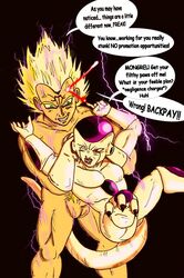 boner dragon_ball dragon_ball_z erection frieza majin_mark male_only nude super_saiyan super_saiyan_2 tagme vegeta